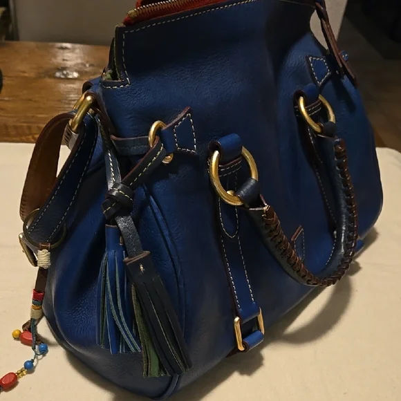 Dooney & Bourke Florentine Leather Satchel - Picture 9 of 16